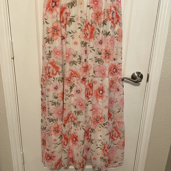 FLORAL MAXI DRESS - Picture 7 of 11